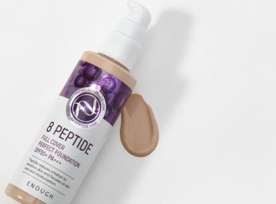 Тональный крем с пептидами 8 Peptide Full Cover Perfect Foundation SPF50+ PA+++ оттенок 13 – фото 20