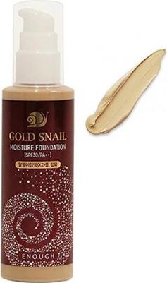 Тональный крем с улиточным муцином Gold Snail Moisture Foundation Light Beige SPF30+ #13 – фото 4