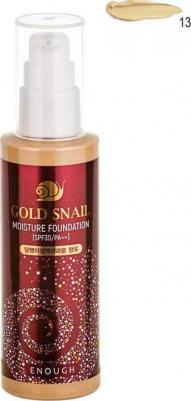 Тональный крем с улиточным муцином Gold Snail Moisture Foundation Light Beige SPF30+ #13 – фото 8