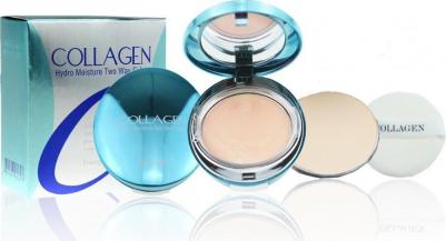 Увлажняющая пудра с коллагеном Collagen Two Way Cake Including Refill #13, 13 мл – фото 4