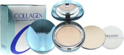 Увлажняющая пудра с коллагеном Collagen Two Way Cake Including Refill #13, 13 мл – фото 6