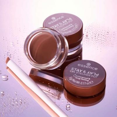 Гелевая подводка для глаз Stay & Play № 02 Стойкая высокопигментированная – фото 3