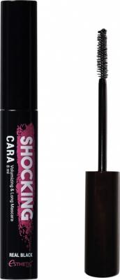 Тушь для ресниц черная Shoking Cara Volumizing & Long Mascara Real Black 8 мл – фото 5
