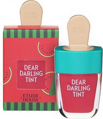 Увлажняющий гелевый тинт для губ Dear Darling Water Gel Tint Red Bean Red 8809667985260 – фото 8