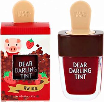 Увлажняющий гелевый тинт для губ Dear Darling Water Gel Tint Red Bean Red 8809667985260 – фото 14