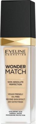 Адаптирующаяся тональная основа WONDER MATCH c гиалуроновой кислотой, №35 BEIGE – фото 4
