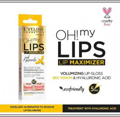 Блеск для увеличения объема губ Oh my Lips-Lip Maximizer Пчелиный яд, 4,5мл – фото 17