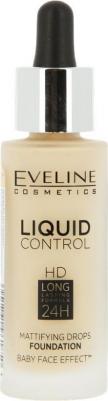 Основа (Эвелин) тональная жидкая Liquid control тон 005 - Ivory 32мл – фото 3