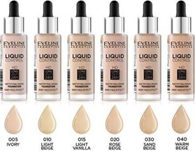 Основа тональная жидкая Liquid control тон 020 - Rose beige 32мл – фото 10