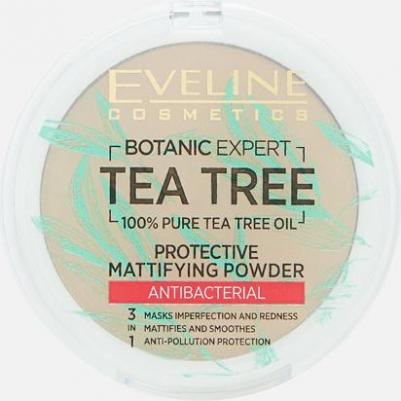 Пудра для лица BOTANIC EXPERT Матирующая антибактериальная 3в1 № 003 - LIGHT BEIGE