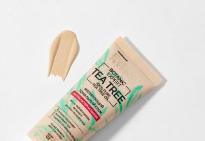Тональный крем BOTANIC EXPERT Матирующий антибактериальный 3в1 - 02 IVORY, 30 мл – фото 4