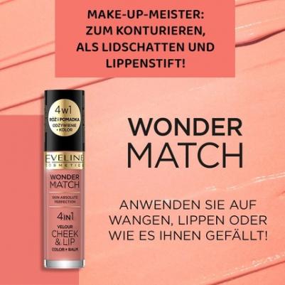 Жидкие помада-румяна для лица WONDER MATCH LIQUID LIPSTICK-BLUSH 4.5 мл 5903416061915 – фото 2