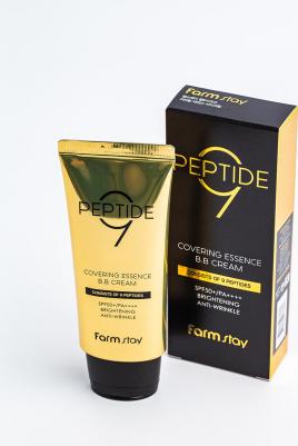 Омолаживающий ББ крем с комплексом из 9 пептидов, 50мл, Peptide9 Covering Essence B.B Cream, 50g – фото 2