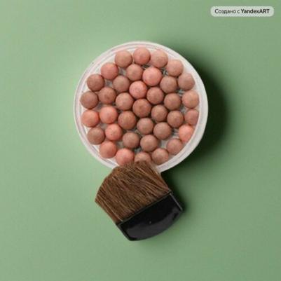 Румяна cosmetics, в шариках, тон №01, темный персик – фото 2