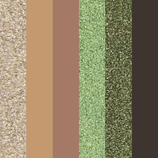 Тени для век Love Forever палетка 6 цветов спонж в комплекте, вариант 05 – фото 2