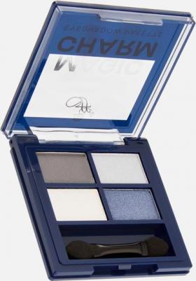 Тени для век Magic Charm палетка 4 цвета невесомые тон 05, 4г