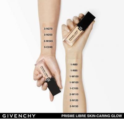 Основа тональная Prisme Libre Skin-Caring Glow Foundation №01 W100, 30 мл – фото 6