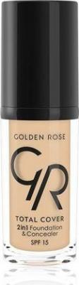 Крем для лица тональный корректор SPF15 TOTAL COVER 2in1 FOUNDATION & CONCEALER 30 мл 8691190963613 – фото 2