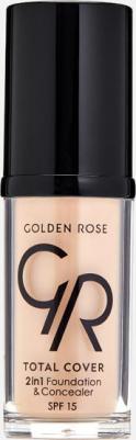 Крем для лица тональный корректор SPF15 TOTAL COVER 2in1 FOUNDATION & CONCEALER 30 мл 8691190963613