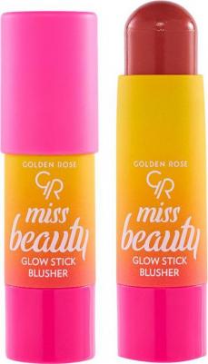 Румяна - карандаш для макияжа лица MISS BEAUTY GLOW STICK BLUSHER 6 г – фото 4
