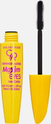 Тушь MAXIM EYES чёрная с гибкой моделирующей щёточкой обоюдовогнутой формы )(
