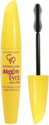 Тушь MAXIM EYES чёрная с гибкой моделирующей щёточкой обоюдовогнутой формы )( – фото 9