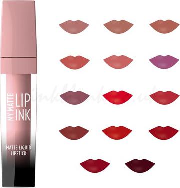 жидкая помада для губ My Matte Lip Ink, оттенок 01 – фото 1