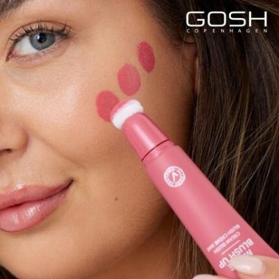 Кремовые матовые румяна BLUSH-UP в форме стика для подчеркивания черт лица и гладкой растушевки Жидкие румяна со встроенным спонжем Для использования 5711914194475 – фото 1