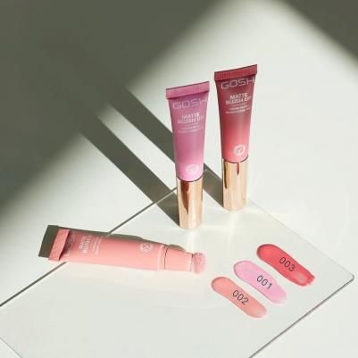 Кремовые матовые румяна BLUSH-UP в форме стика для подчеркивания черт лица и гладкой растушевки Жидкие румяна со встроенным спонжем Для использования 5711914194475 – фото 2
