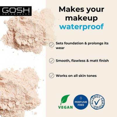 Пудра рассыпчатая для лица Setting Powder Waterproof водостойкая, 7 г – фото 3
