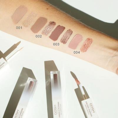 Тени для век Eyeconic Eyeshadow 2-в-1 Nude Eyeshadow с матовым и металлическим финишем, стойкие и водостойкие, с высоким содержанием пигментов – фото 2