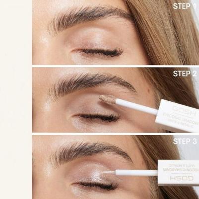 Тени для век Eyeconic Eyeshadow 2-в-1 Nude Eyeshadow с матовым и металлическим финишем, стойкие и водостойкие, с высоким содержанием пигментов – фото 6