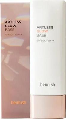 База под макияж с эффектом сияния Artless Glow Base SPF50+/PA+++, 40 мл, розовая – фото 3