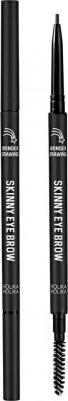 Карандаш для бровей Вандер Дроуинг Скинни, 02 темно-коричневый / Wonder Drawing Skinny Eye Brow Dark Brown 5 г – фото 7