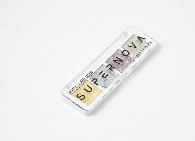 к_influence_Палетка глиттеров Supernova 01 Бронз/сереб/фиолет/зол 99F012 – фото 16