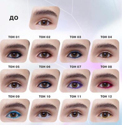 Карандаш для глаз SPECTRUM автоматический гелевый стойкий, тон 01 – фото 8