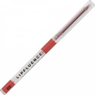 Карандаш для губ LIPFLUENCE автоматический гелевый стойкий, тон 02 – фото 5