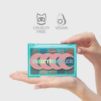 Палетка теней для век Time Traveler нюдовая палитра, 15 г – фото 5