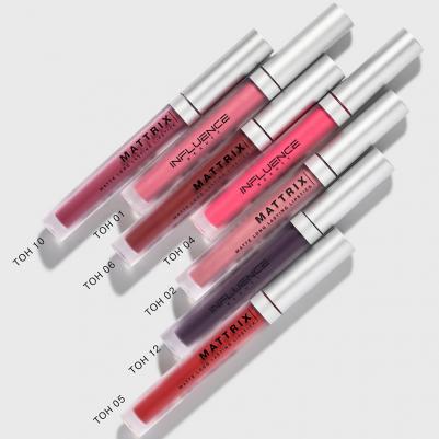 Жидкая матовая помада MATTRIX стойкая, тон 04 – фото 16
