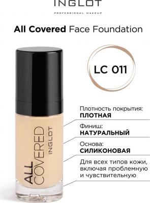 Тональная основа устойчивая с ухаживающими компонентами ALL COVERED FACE FOUNDATION LC011 – фото 1