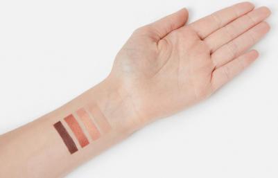 Палитра теней для век Bright Quartet с четырьмя запеченными тенями для сухого и влажного нанесения, бордовые вариации – фото 2