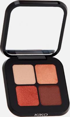 Палитра теней для век Bright Quartet с четырьмя запеченными тенями для сухого и влажного нанесения, бордовые вариации