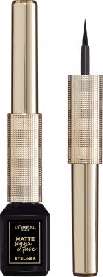 матовая подводка для глаз Matte Signature, оттенок 01, черный, Графитовый, 3 мл – фото 10