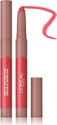 Помада для губ Матовая помада-стик "Infaillible Matte Lip Crayon", оттенок 108, персиковый – фото 4