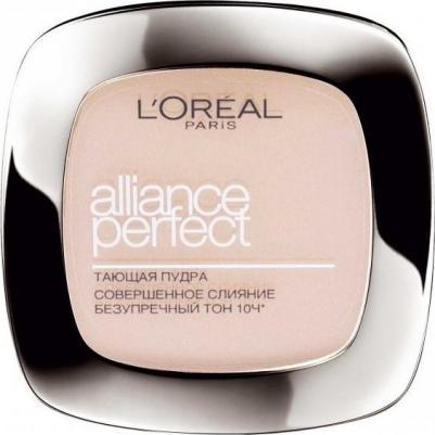 Пудра компактная "Alliance Perfect, Совершенное слияние", выравнивающая и увлажняющая, оттенок D3, Светло-бежевый золотистый, 9 гр – фото 10