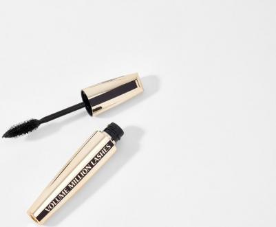 Тушь для ресниц "Объем миллиона ресниц Gold", для объема и разделения, 03, Черная, 9.5 мл – фото 3