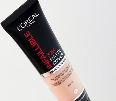 Ультраматирующий стойкий тональный крем "Infaillible 24 часа матовое покрытие", тон №155, натуральный розовый, 30 мл – фото 19