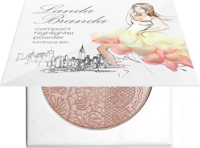 Компактная пудра-хайлайтер "Сияющая кожа" pink pearls, тон 52 – фото 2