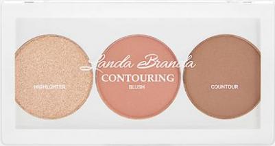 Палетка для контуринга лица Трио Sunny Day тон 92 – фото 5