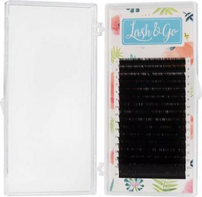 Черные ресницы 0,07/C+ 12 mm (16 линий) – фото 1